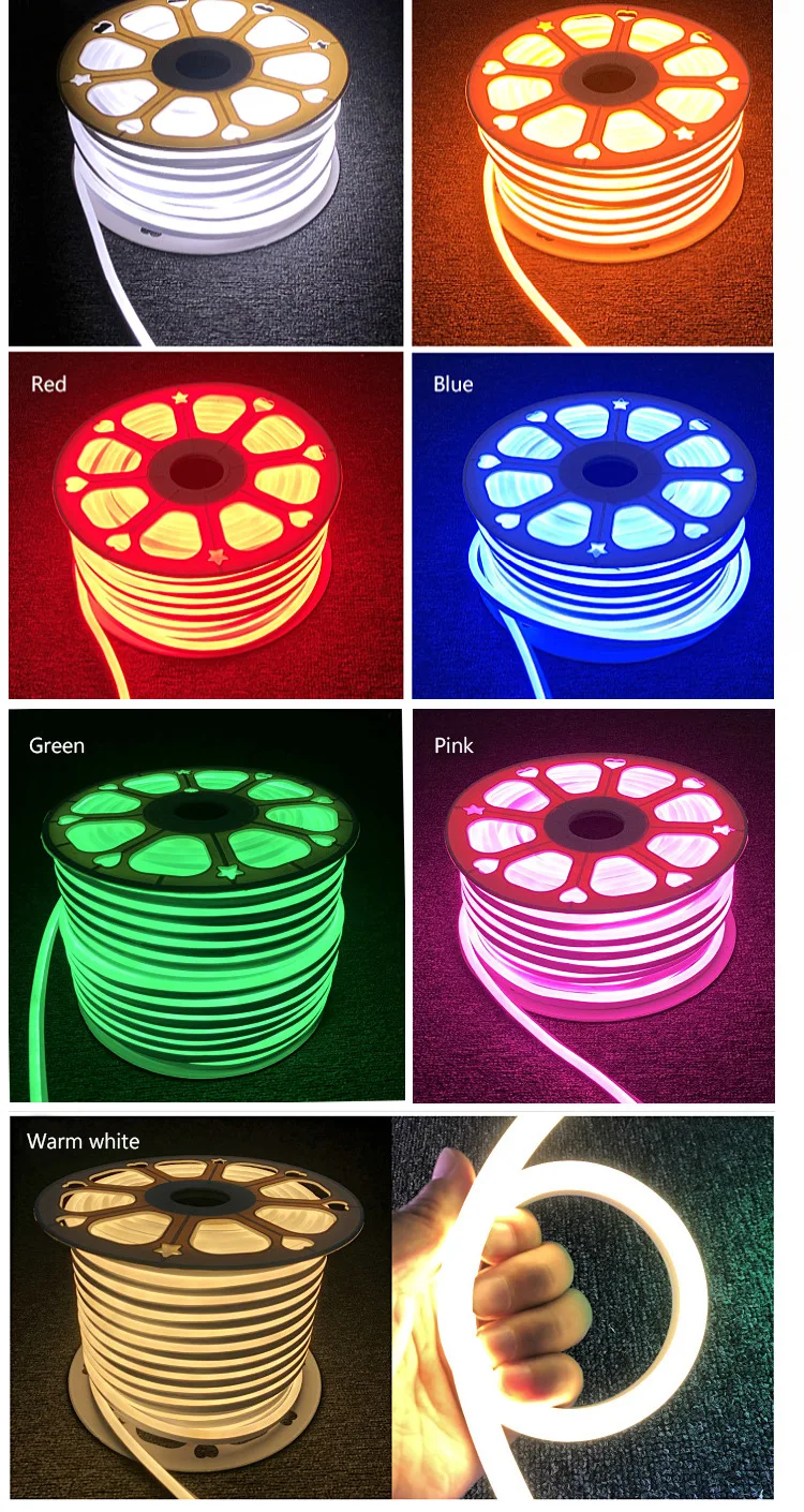 Led Neon Strip 12v Different Colors Available Silicone Led Neon Flex