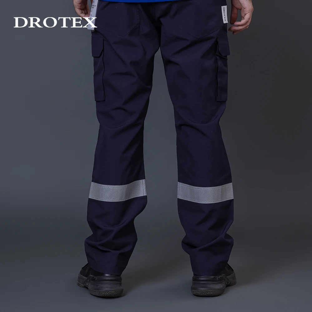 Oem Custom Logo Royal Blue Fr Trousers Flame Resistant Safety Workwear ...
