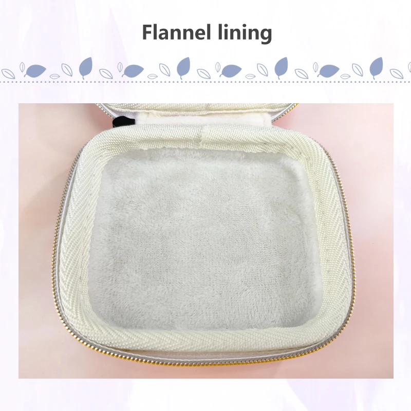 High Quality Mini Vanity Kits Fashion Colorful Makeup Pouch Portable Mirror Cosmetic Bag details