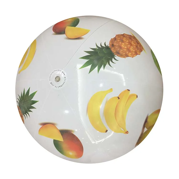 Promotional Mega Custom Print Color and logo 60cm Plastic Blow up Inflatable Beach Snow Ball Set