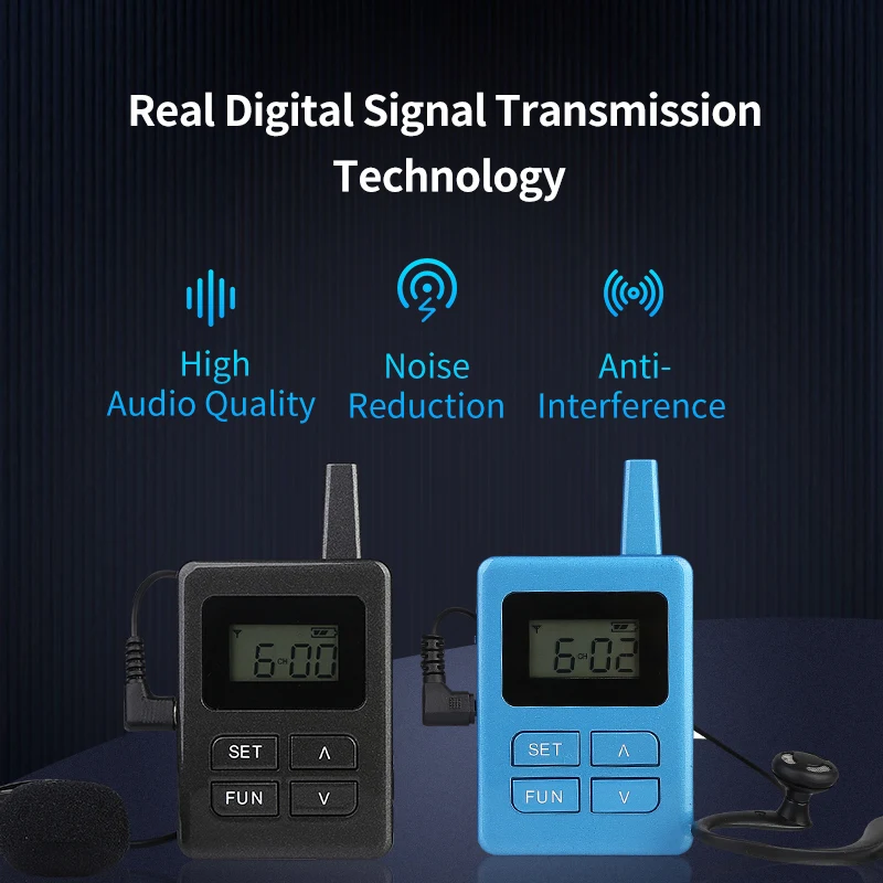 Portable Wireless Simultaneous Interpretation Conference System for Meeting and Tour Guide