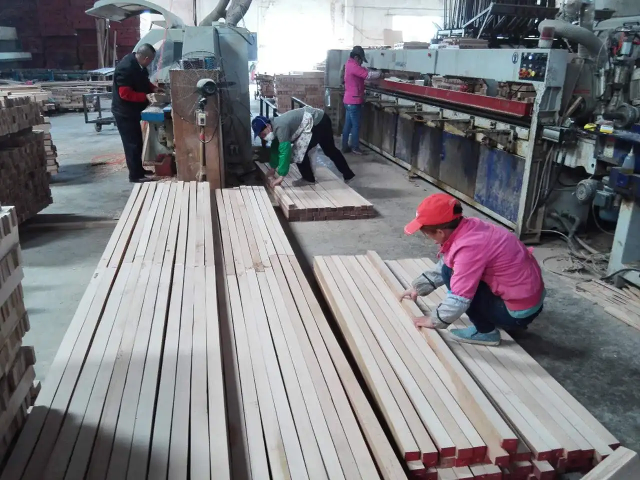 High Quality Modern Style Straight Edge Beech Wood Vintage Solid Wood