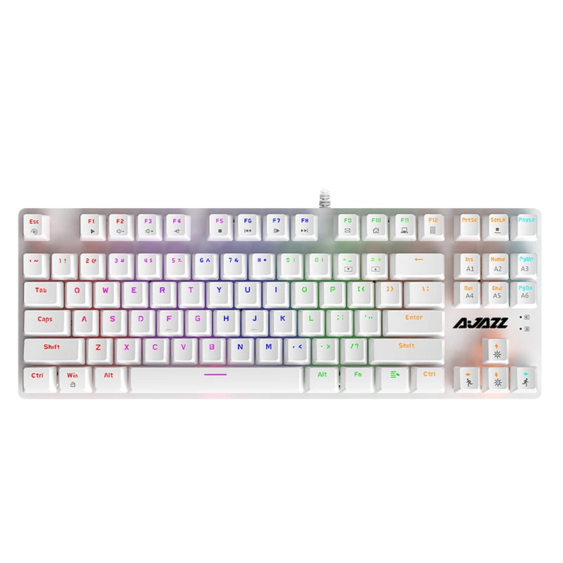 AJAZZ AK40 Wired Hot-Swap 87 Keys RGB Mechanical Gaming Keyboard