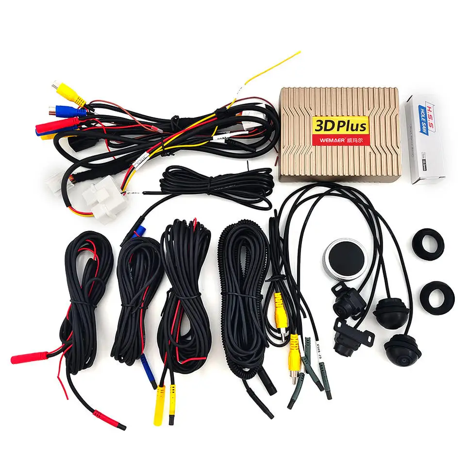 WEMAER 360 AVM Camera System 3D Bird View 360 Degree Around Car Camera Car  Around View Camera