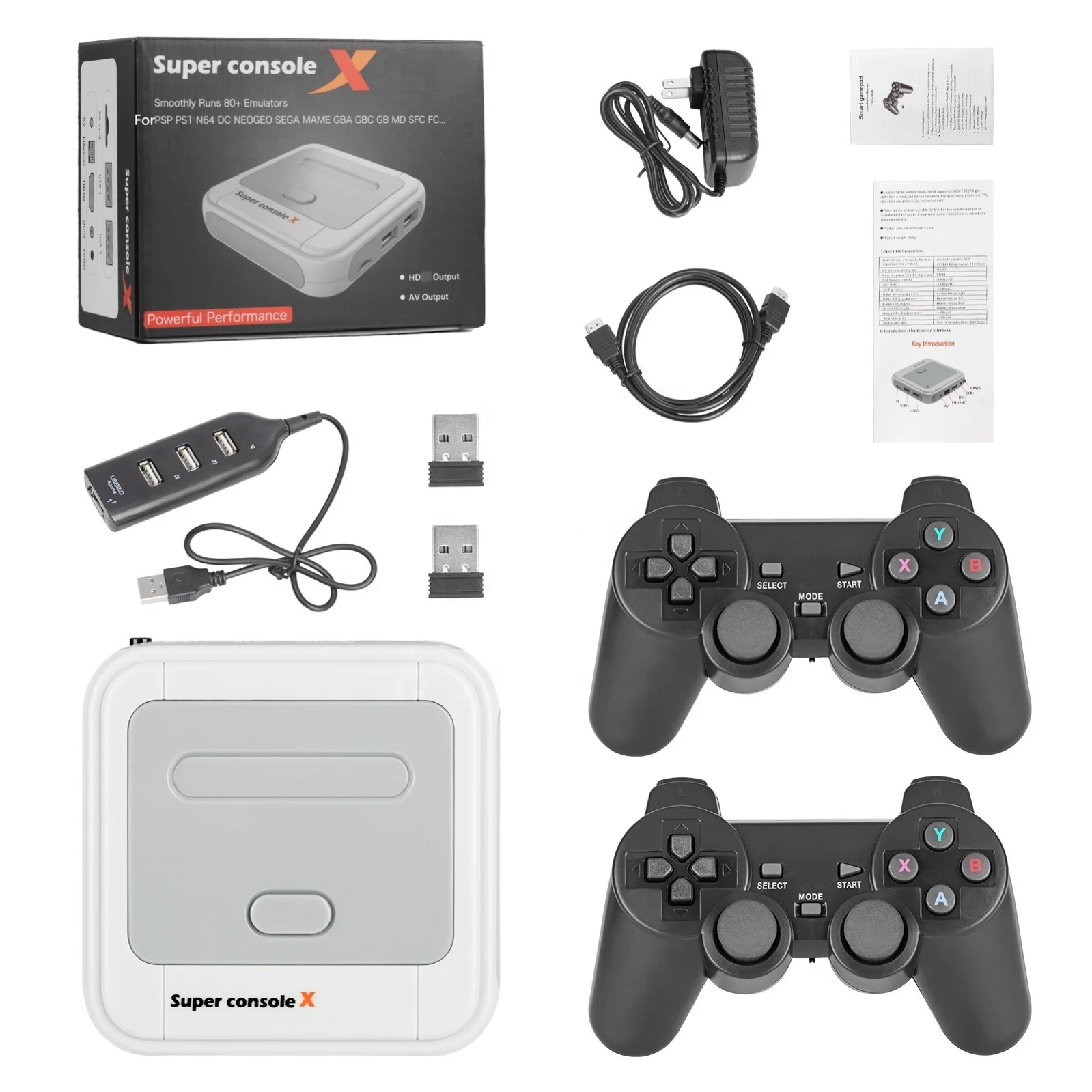 2024 Super console x cube 64GB/128GB/256GB TF Card 50000+ Classic Games  Video Game Console| Alibaba.com