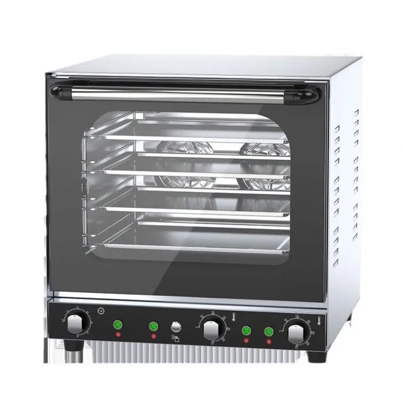 TEBAK 4 Trays Ovens Bakery Equipment Electric Convection Oven Bread Baking Convection Oven Industrial Bread Baking Machine