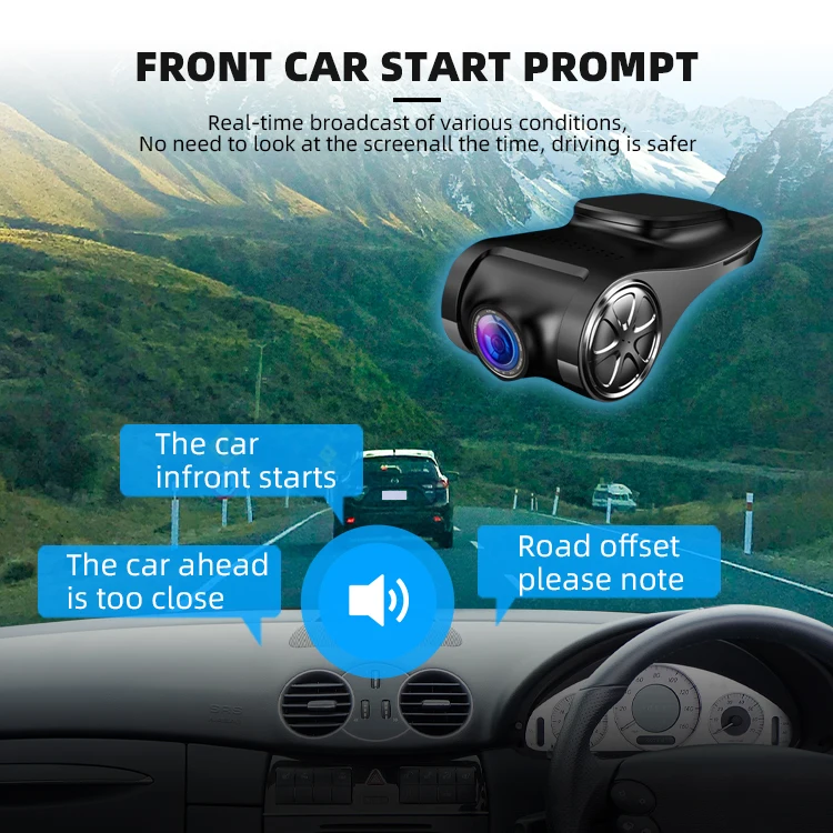 Coview Hot Sales 64G Car Camera Dashcam Usb 1080P+720P 2 Channel Video Recorder Dual Lens Drive Car Black Box for Southeast Asia details