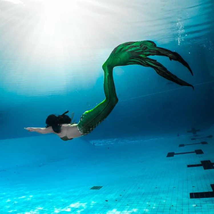 Профессиональные бикини с хвостом русалки для плавания сертификатом