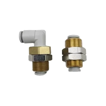 New and Original PLC Bulkhead Connector KQ2E04-01A KQ2E04-02A KQ2E06-01A KQ2E06-02A