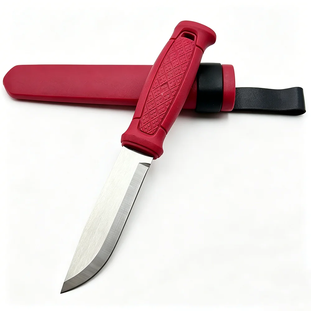 Outdoor-Messer mit gerader Klinge und Scheide – EDC-Überlebensmesser für Camping, Jagd und Wandern_voghion.com