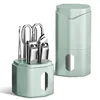 Green 6-piece set (stainless steel)
