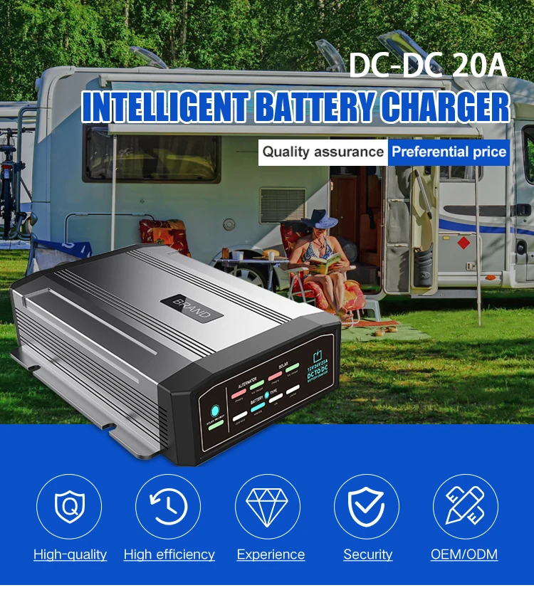 To Dc Charger 20a Dc To Dc Battery Charger Lifepo4 Battery Charger For ...