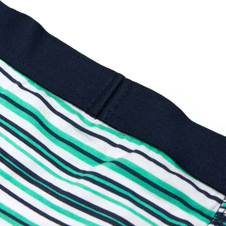 Лидер продаж летнее милое хлопковое нижнее белье для маленьких мальчиков детское дышащее в полоску с мультяшным рисунком комплект оптовая продажа