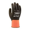 Fluorescent orange / Dark brown