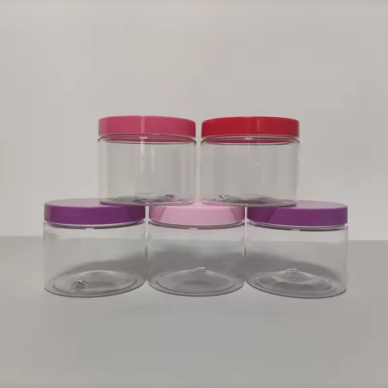 Wholesale Cosmetic Packaging 100ml 150ml 200ml 300ml 500ml Plastic Cosmetic Packaging With Custom Colored Matte Plastic Cap