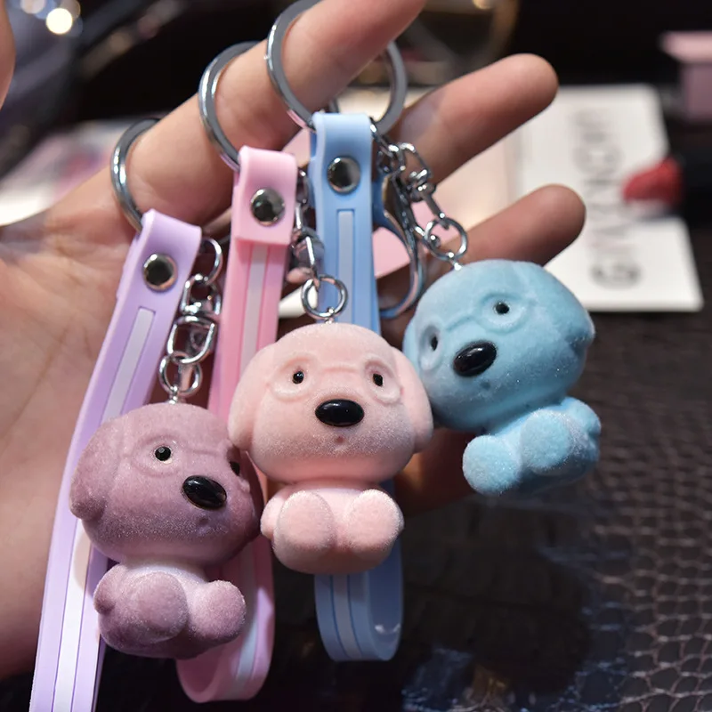 Cute Teddy Bear Key Chain Handmade Teddy Bear Car Charm 