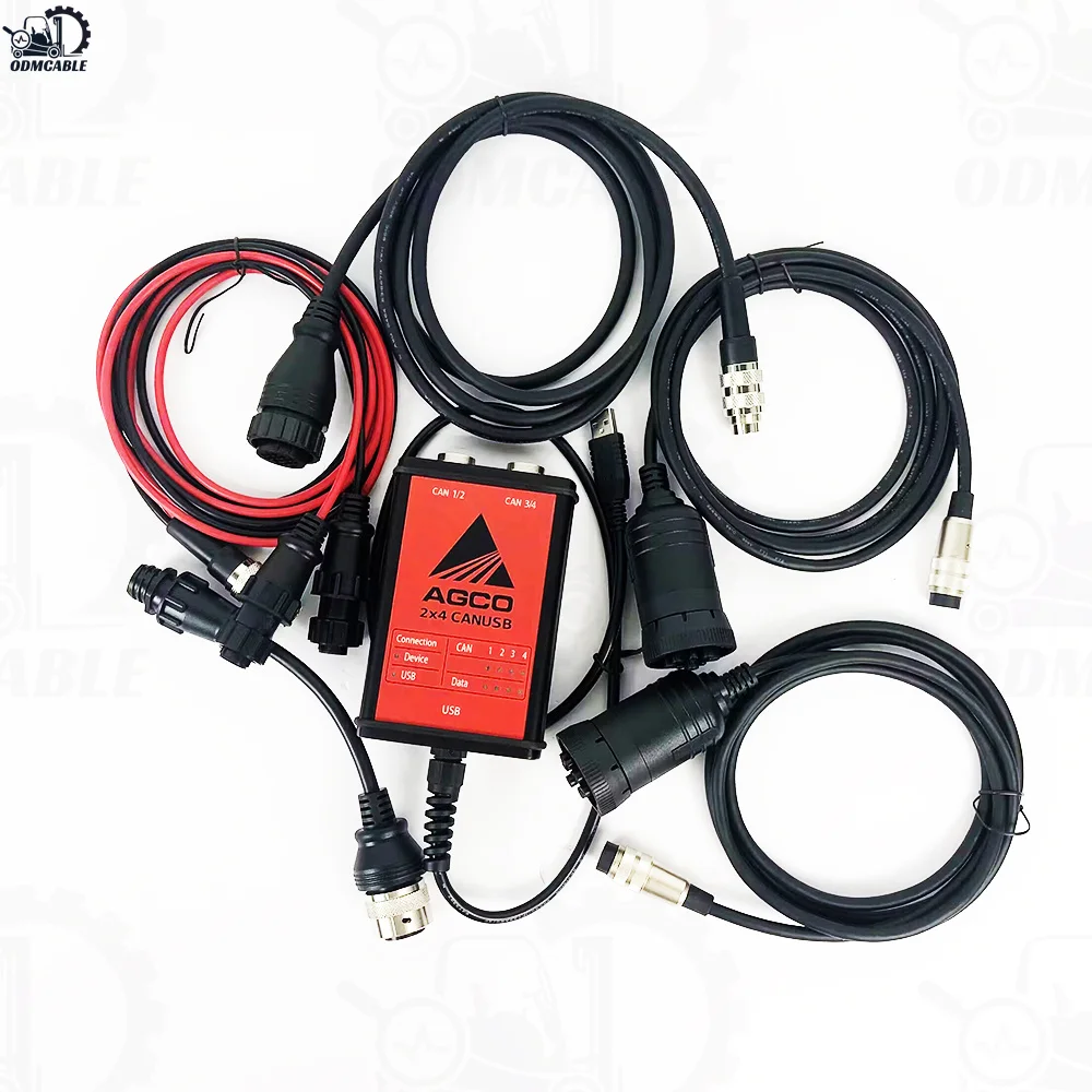 Ready to Use for AGCO CANUSB EDT Interface Electronic Diagnostic Tool Heavy Duty Agricultural Diagnosis Scanner