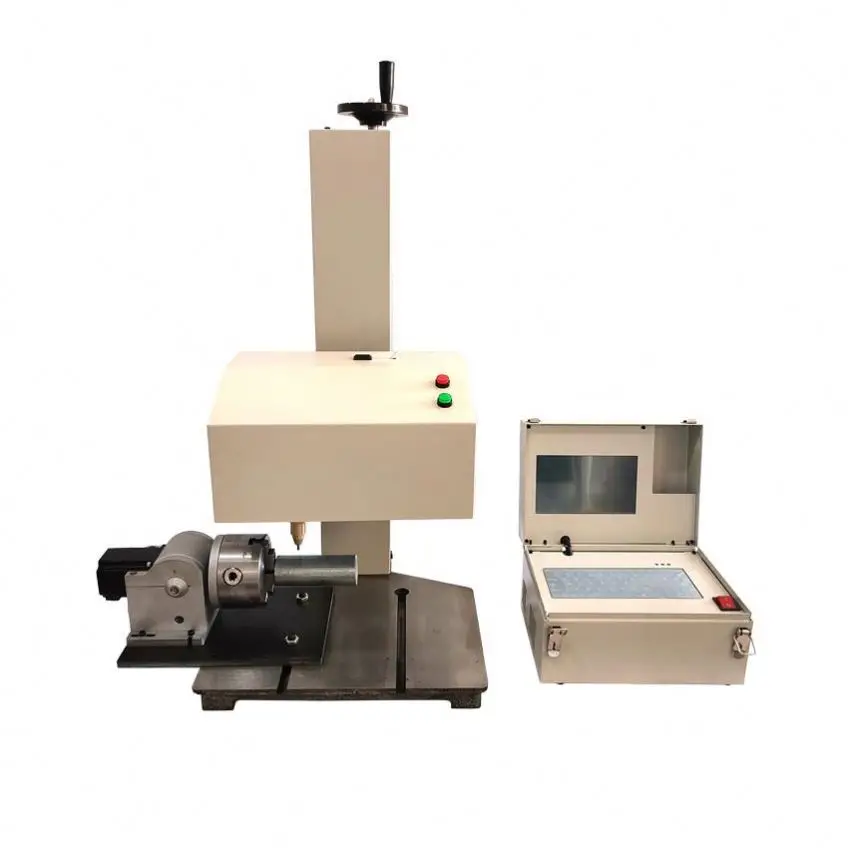 Three Axis Rotary Coding Machine Pneumatic Metal/Plastic Nameplate/Date/VIN Number Dot Peen Pin Marking Engraving Marker Machine