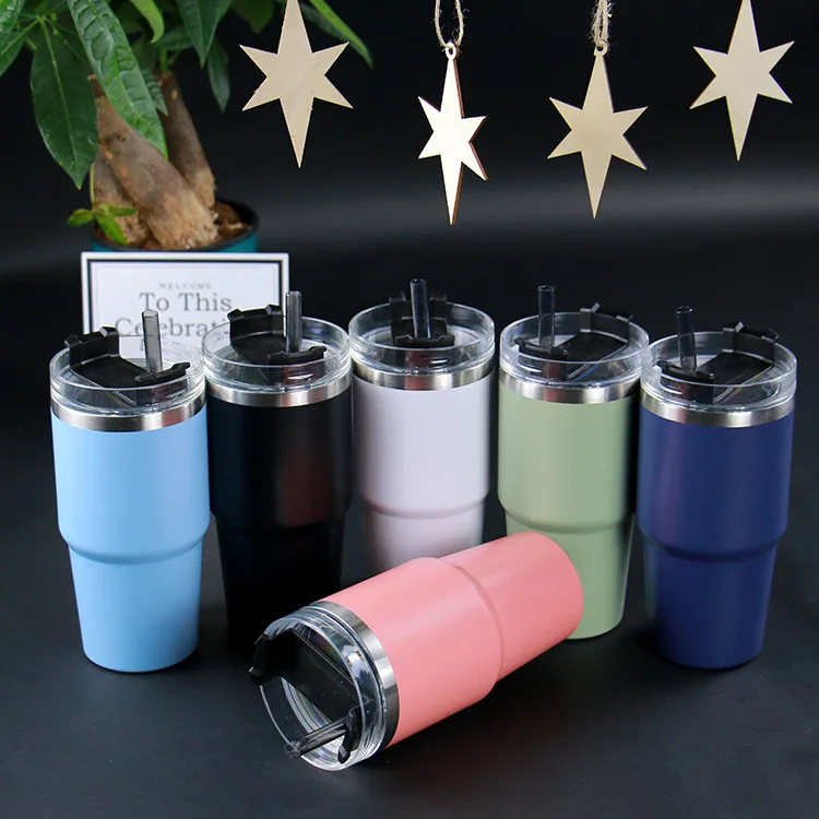 Bestseller: 20oz und 30oz doppelwandige Edelstahl-Reisebecher für Bier, Kaffee, Tee und andere Getränke (auch als Thermobecher erhältlich)_voghion.com