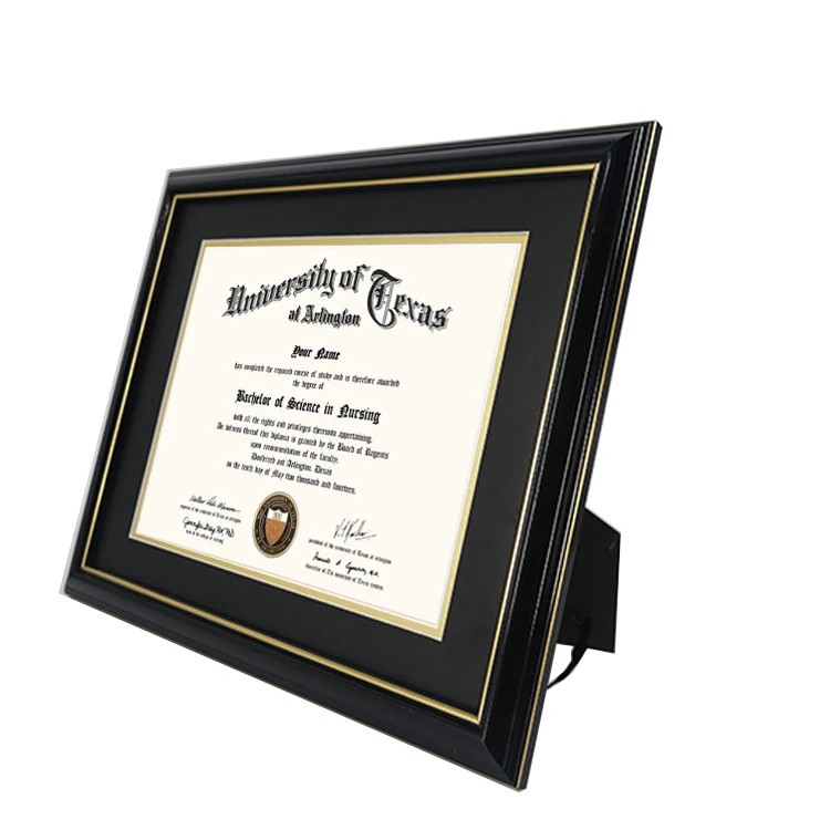 glossy black wood frame corner detail