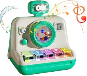 EPT Multifunction Early Educational Musical Instruments Piano Analog Camera Mini Cute Kids Baby Camera Toy with Light Music