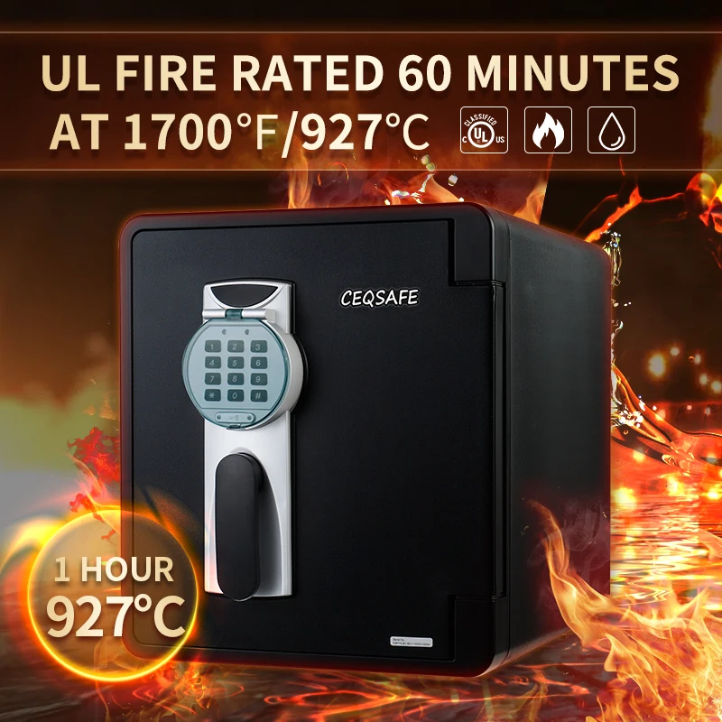 CEASAFE Waterproof Cabinet Factory Hot Sell Safe Box Fireproof Digital Lock Fire Resistant Safe Box for Money supplier
