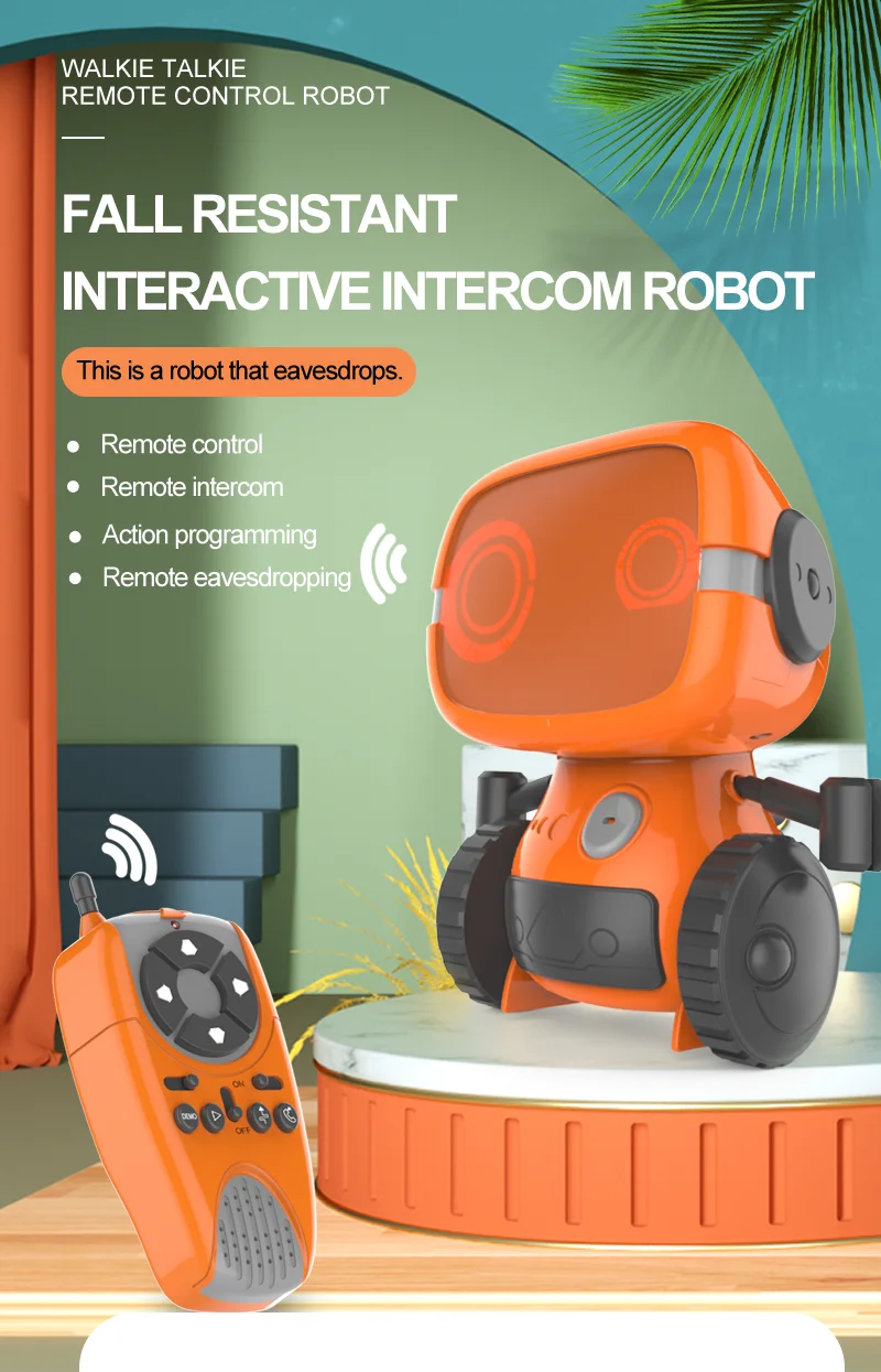 2.4g Remote Control Intercom Robot Funny Remote Control Robotic Rc Toys ...