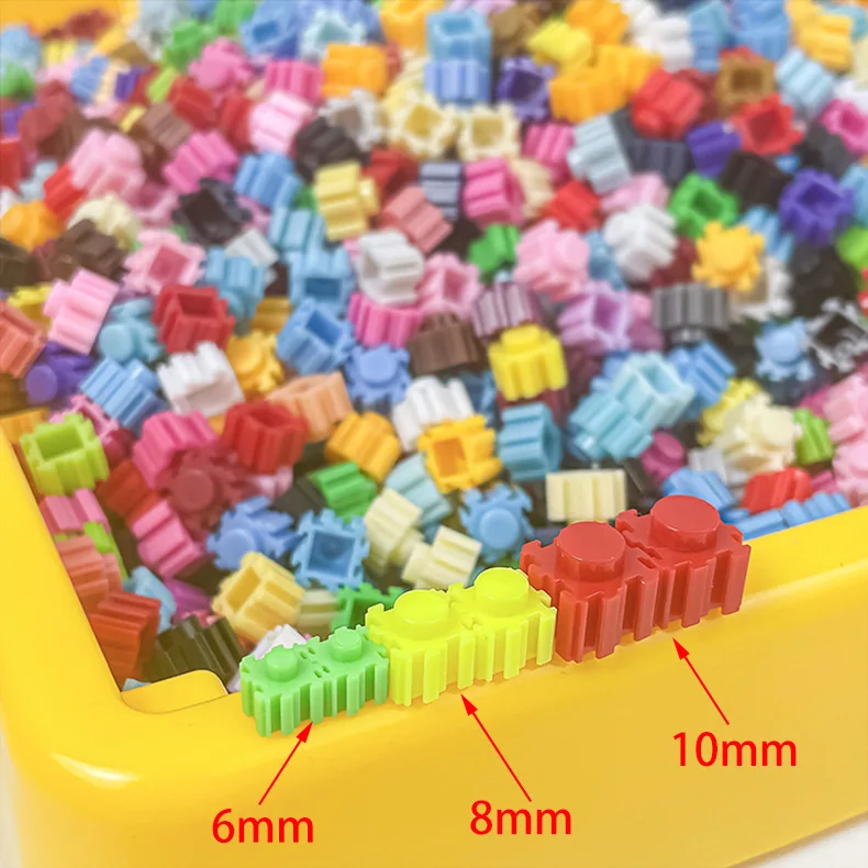 Interactive Learning Toys for Kids 2023 New DIY 8MM Mini Block Toys Car Toy Block Assembly Mini Brick Gift