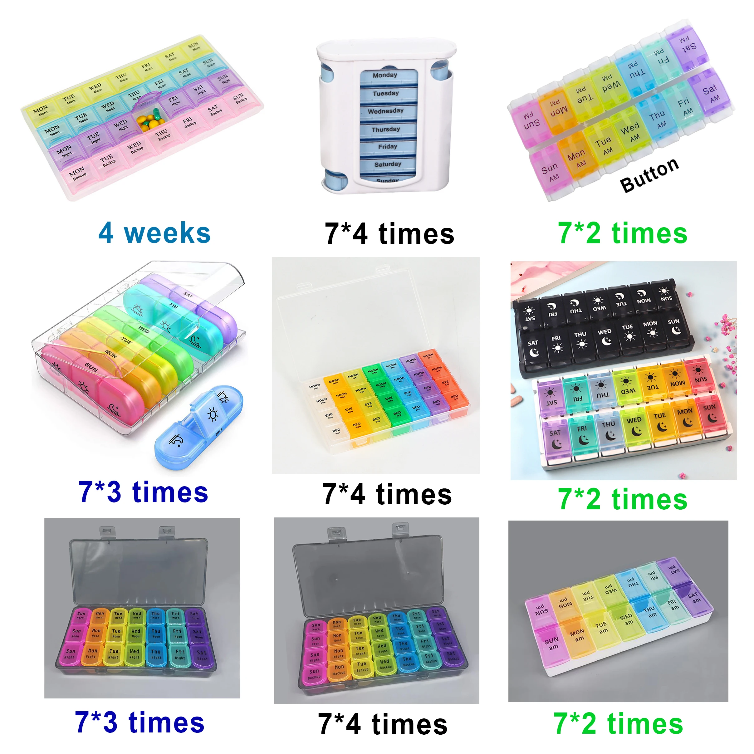 Оптовая продажа мини-пластиковые многофункциональные пилюли резаки для таблеток 3 в 1