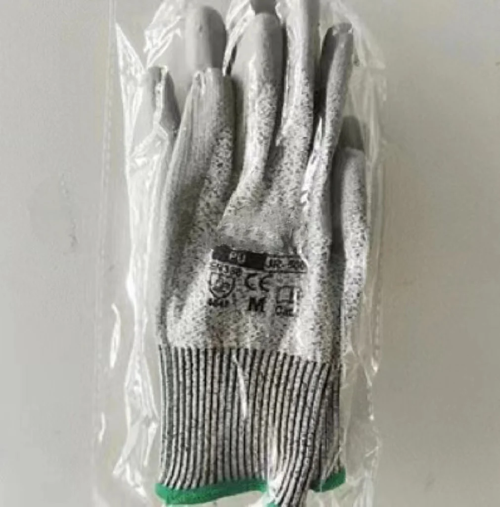 Safety Grey Liner Cut 5 Pu Coated Industrial Safety Work Gloves Buy