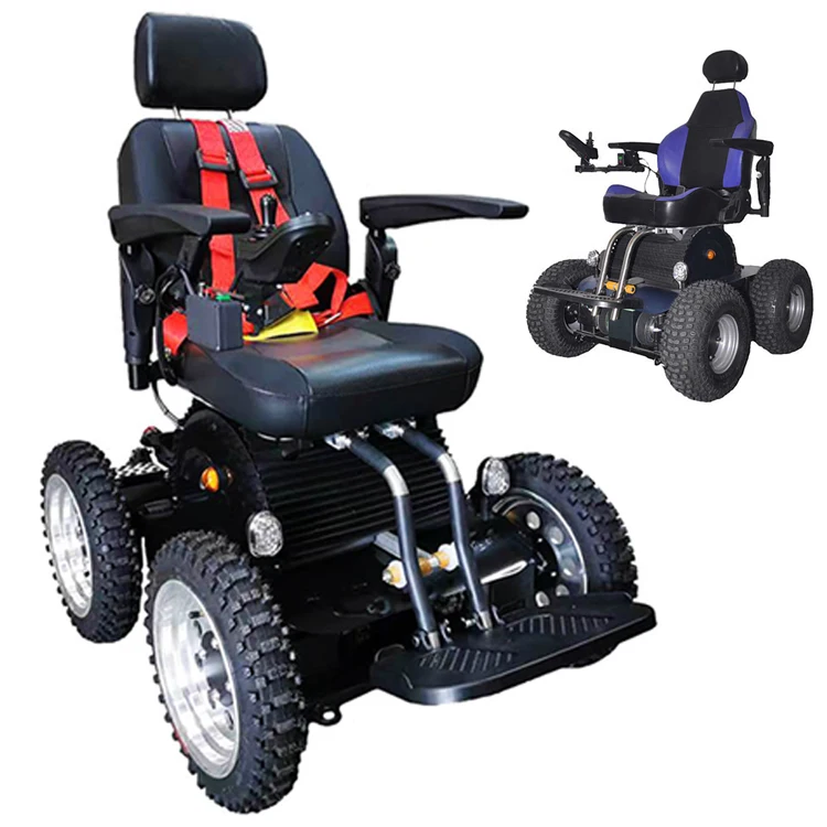 4wd Mobility Chair Beach Scooter Wheelchair Motorized Stair Climbing