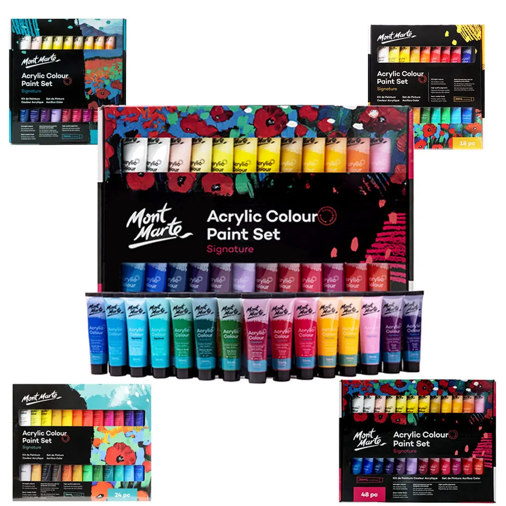 Mont Marte Acrylic Artist Paint Set, Artis Acrylic Paint