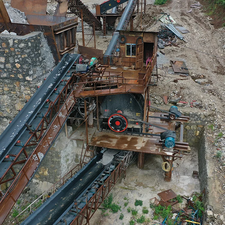 Complete Stone Rock Crusher Machine Factory Price Granite Limestone Gravel Hammer Mill Crusher Aggregate Stone Crushing Plant