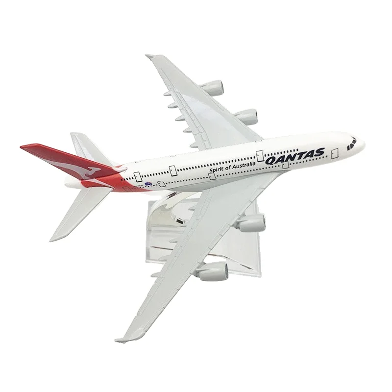 Wholesale Diecast 16cm 6.2in Qantas Airlines Desktop Decorative