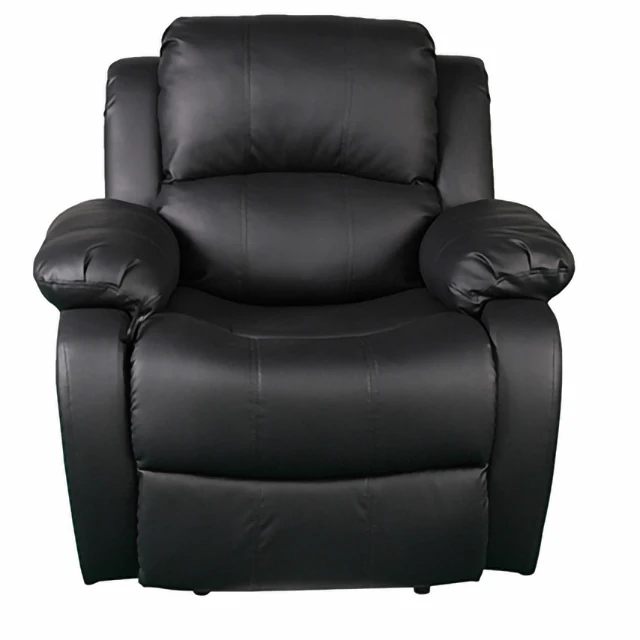 Customized Recliners RTS Manual Reclining Chair in Black with Massage & Cooling Features for School & Living Room supplier