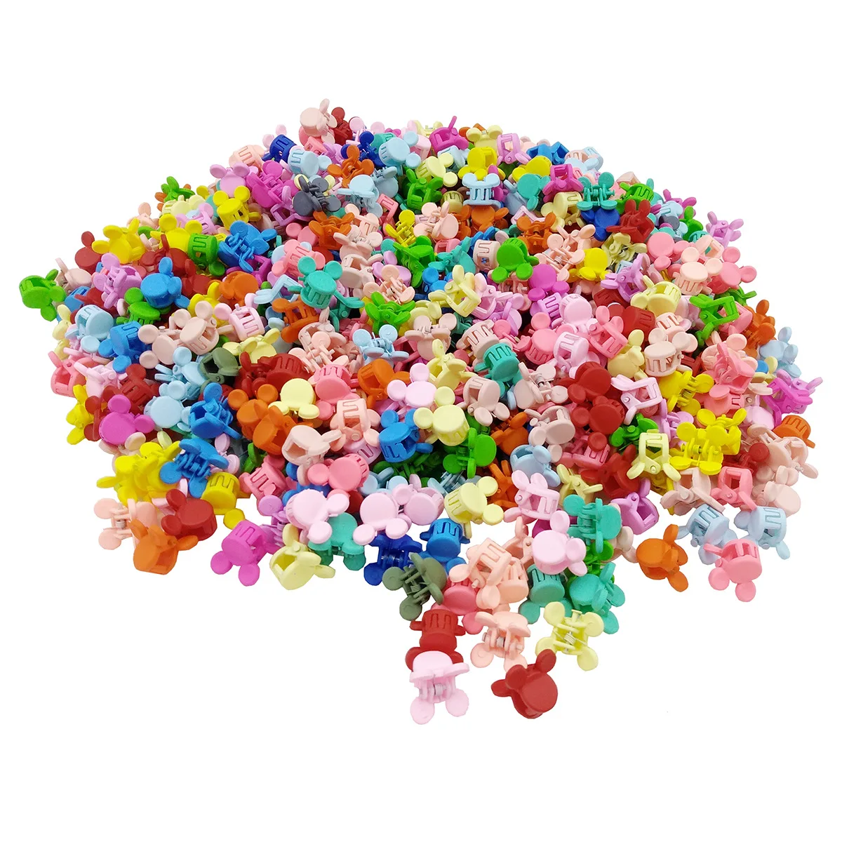 Korean Small Acrylic Plastic Claw Mini Colorful Flower Shaped Hair