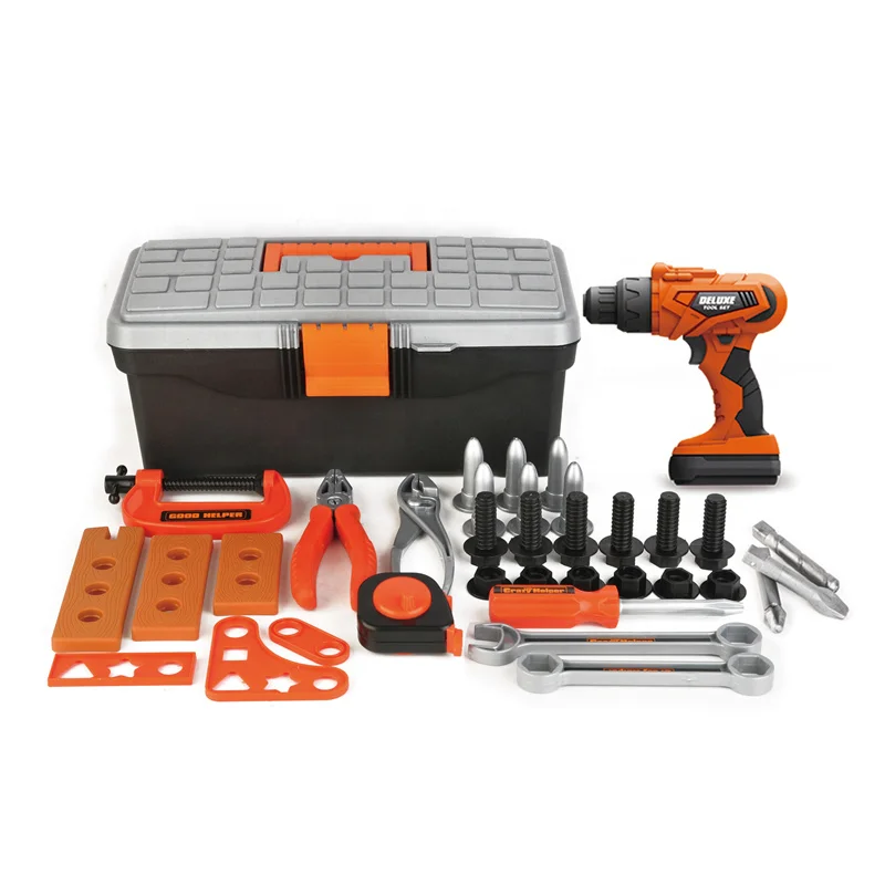 Хит продаж пластиковый детский инструмент для игры забавная игрушка набор ручных инструментов мальчиков