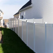 Plastic UV Resistant and Easy to Assemble 6x8 PVC Panel Farm Fence Garden Brand Fencing Trellis New Privacy White vinyl Fence