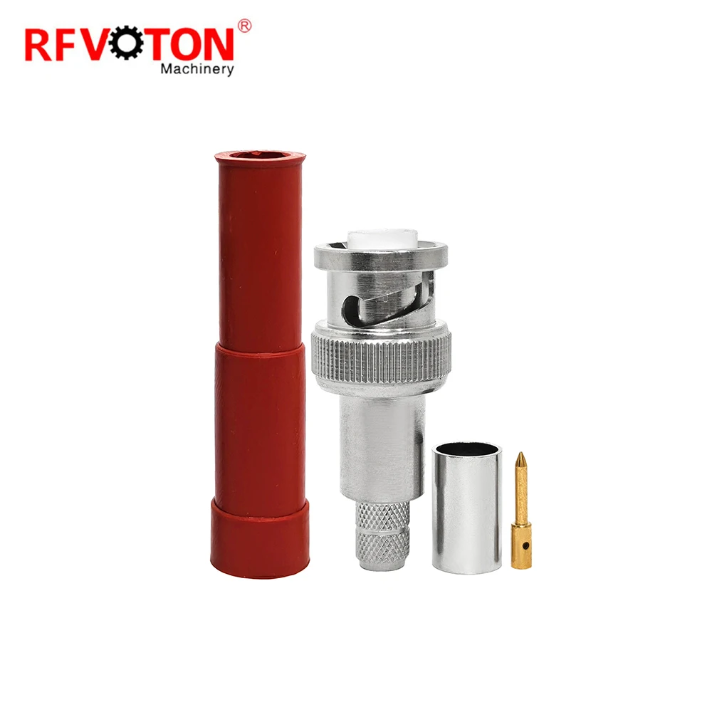 Factory Directly SHV High Voltage Crimp 3000V for Rg59 Cable Copper RF Coaxi Connector Converter Connecteur Rohs in Stock