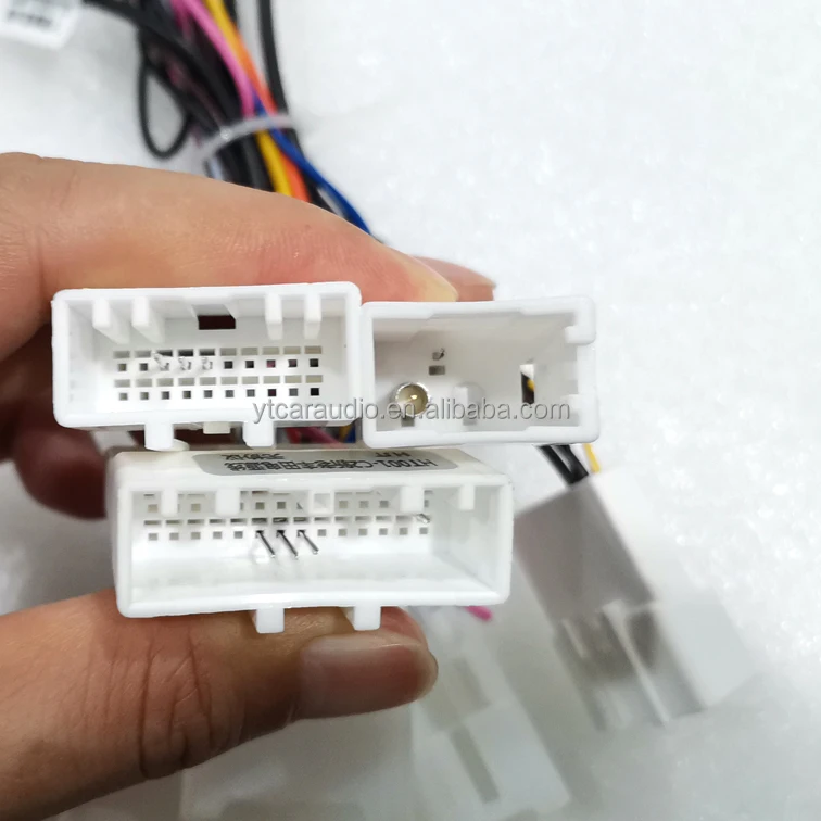 Android Navigation Car Harness with 16PIN Adaptor and Back Camera for Toyota Vios Model 1-Year Warranty Stereo Function