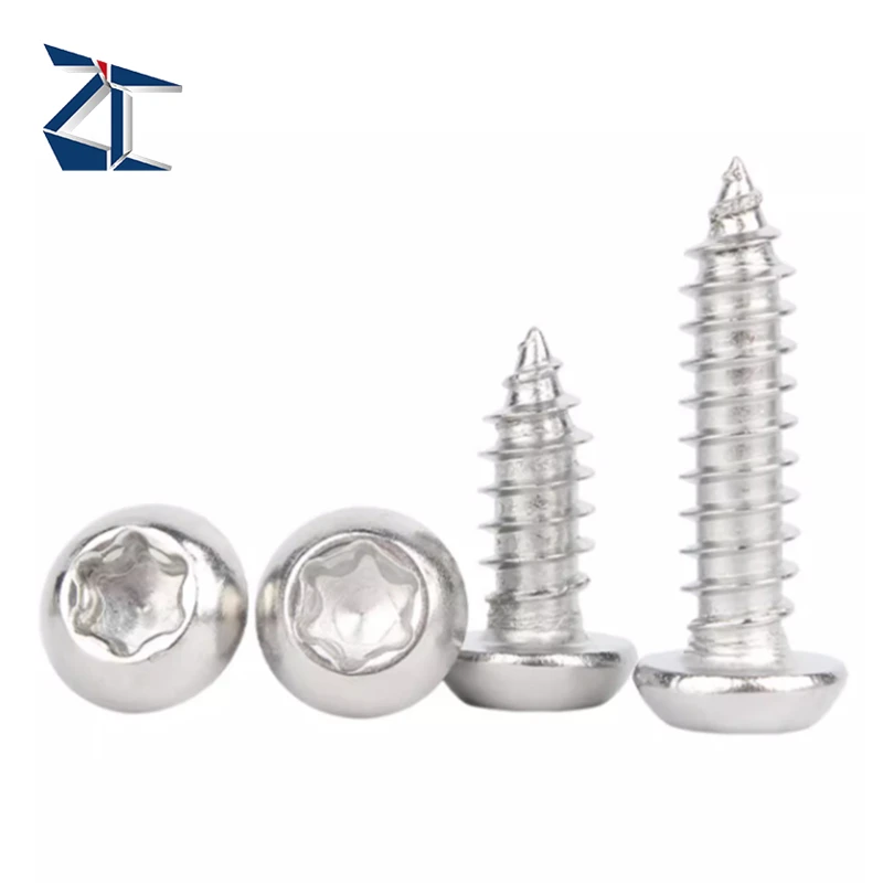 Quality Assuredc Stainless steel self tapping screws Inner hexagonal plum blossom head for precision components