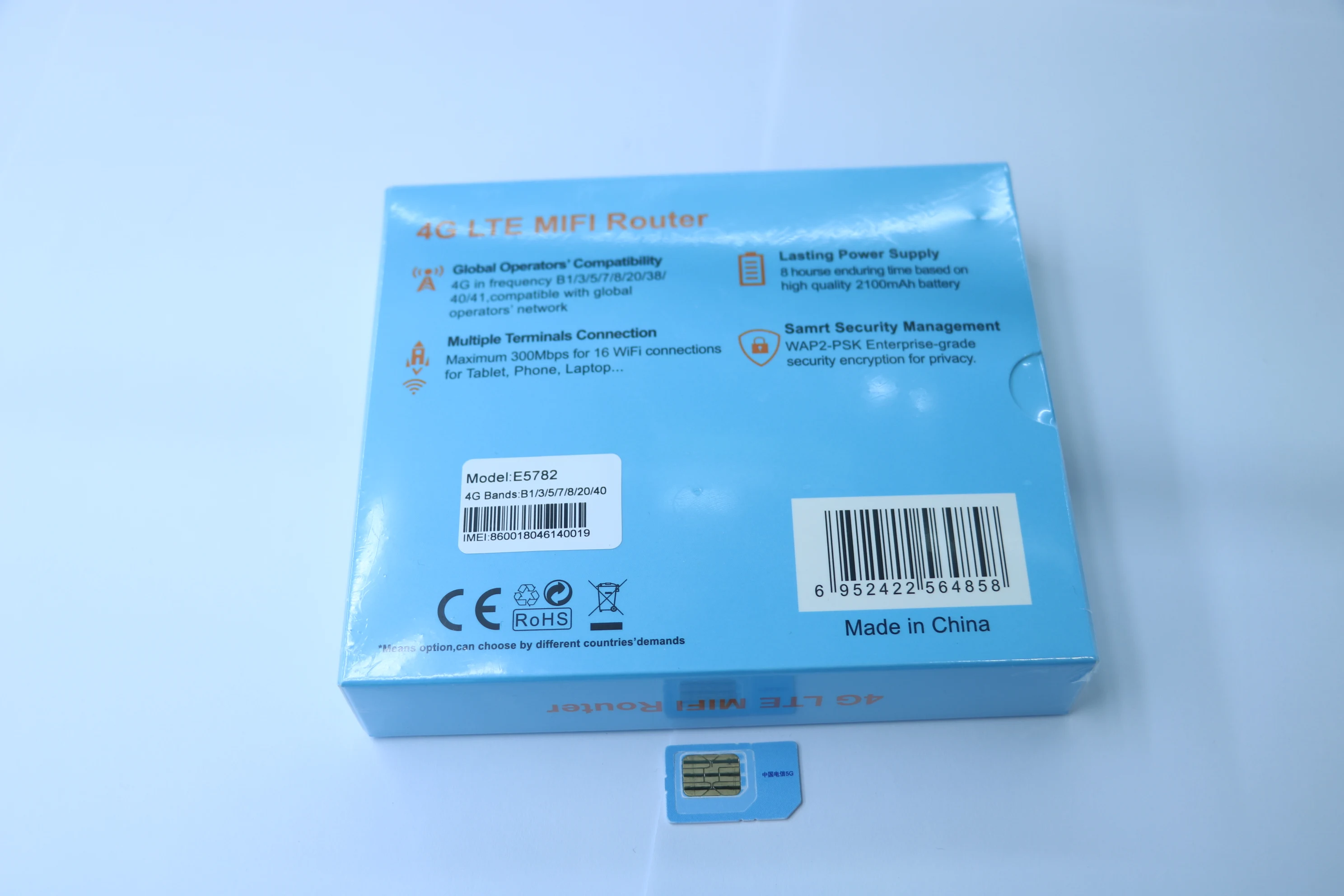 4g Lte Router Universal Mobile Mifis 3000mah 300mbps Similar E5785-pro ...