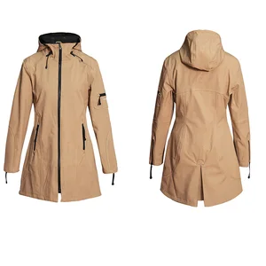 2026 Women Windbreaker Ladies Jacket With Hoodie Waterproof Breathable Water Repellent