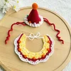 Conjunto de helado rojo