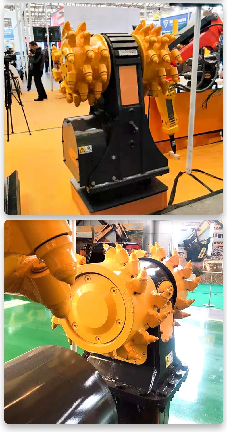 Factory Price Trenching Drum Cutter Machines Crawler Excavator Drum Cutter for Construction