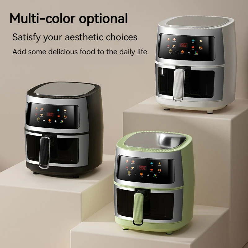 Oem 2024 New Visual Glass Smart Fryers Xl Household Visible 8l Window