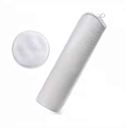 Оптовая продажа, заводская цена, хлопковые подушечки для макияжа лица, круглые, объемные, мягкие и не раздражающие, косметические, для удаления хлопка