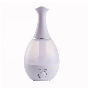 New Design Portable Water Drop Bottle Shape Ultrasonic Mist Essential Oil Scent Aromatherapy Nebulizer Diffuser Air Humidifier