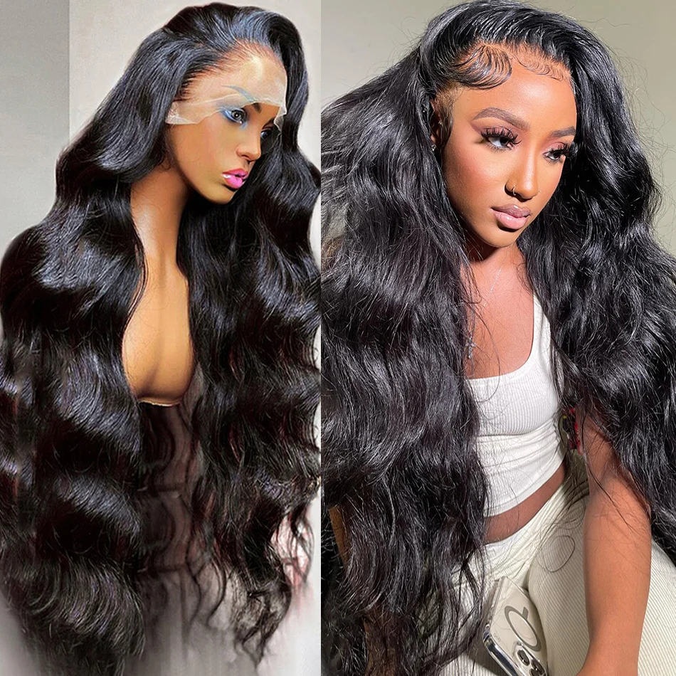 30 Inch Loose Deep Wave Lace Front Wig - Indian Hair Closure display picture 3