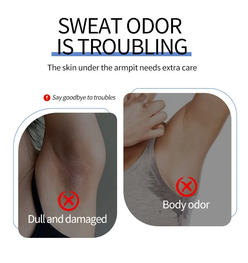 For Herbal Body Underarm Armpit Anti Sweat Odor Removal 48 Hours Long Lasting Refreshing Deodorant Liquid for Unisex